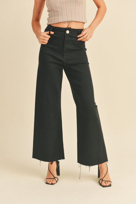 Wide Leg Black Pant