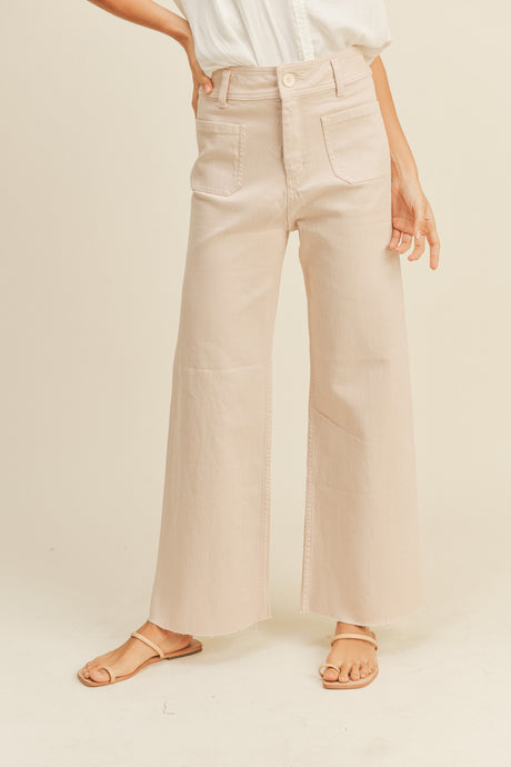 Light Pink Front Pocket Pant